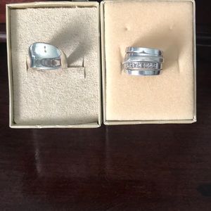 Sterling silver rings